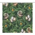 thumbnail image 1 of Prehistoric Dinosaur Fossils Plants Shower Curtain for Bathroom Fabric Waterproof Shower Curtain with 12 Plastic Hooks for Home Hotel Bath Decor 72 X 72 Inches, 1 of 6