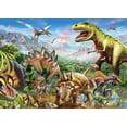 thumbnail image 1 of Prehistoric Dinosuars Edible Image Icing Cake Topper for Quarter Sheet Cake, by TNCT, 1 of 4