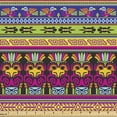thumbnail image 1 of Ambesonne Prehistoric Fabric by the Yard Upholstery, Aztec Birds Borders, 3 Yards, Multicolor, 1 of 4