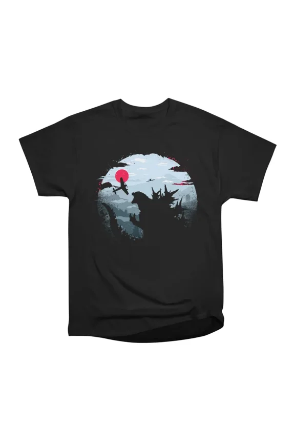 Prehistoric Monster Japan Mount Fuji T-Shirt Tee Gift For Him Merch For Her Apparel For Fr
