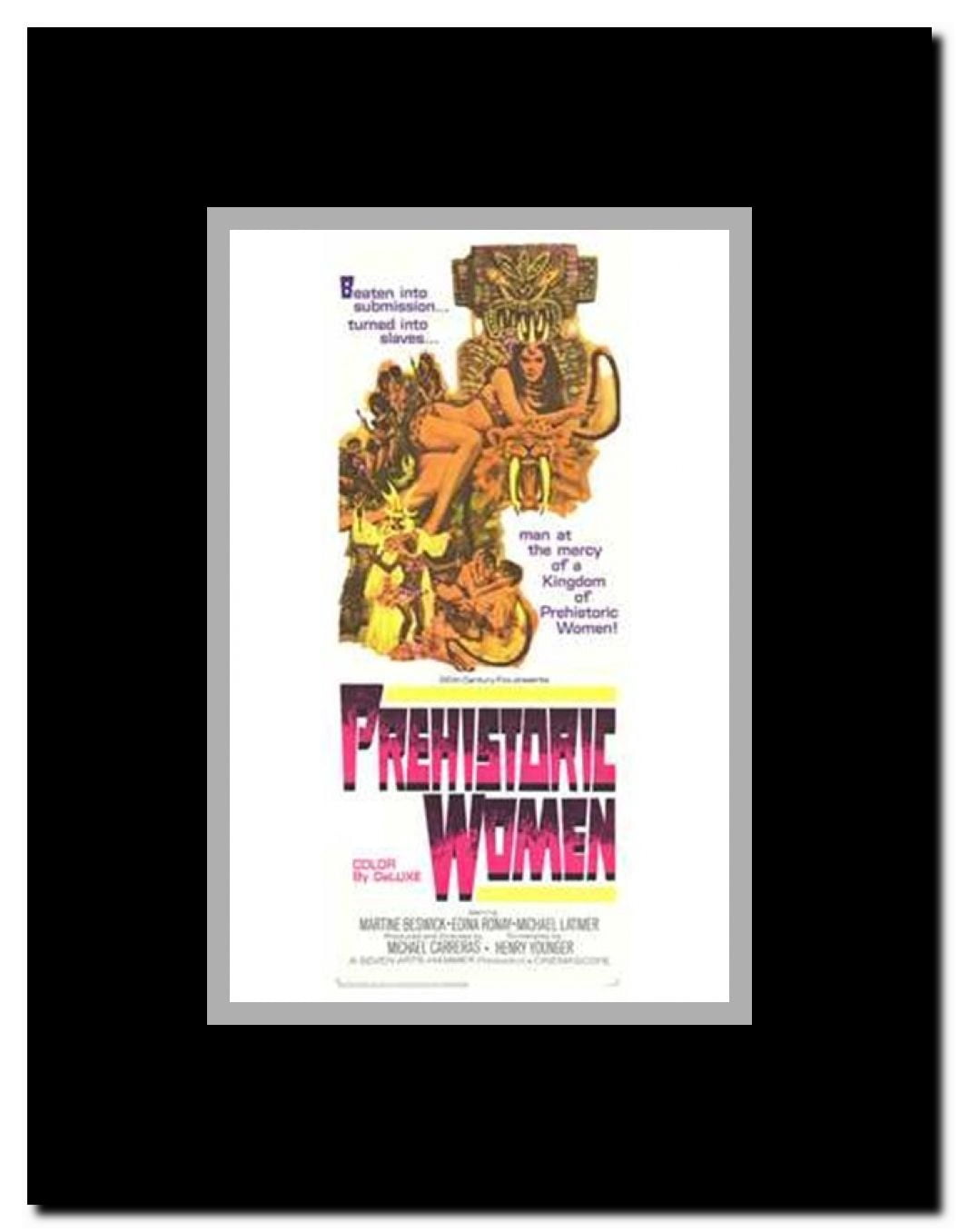 Prehistoric Women c.1967 Framed Movie Poster