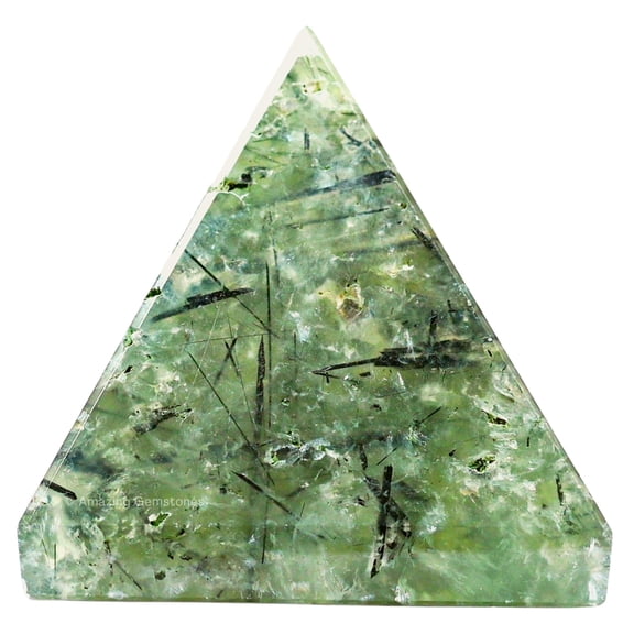 Prehnite Pyramid Crystal Healing Stones - 1" Inch