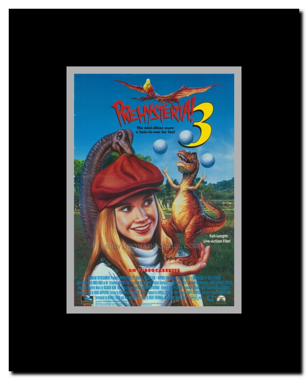 Prehysteria! 3 Framed Movie Poster