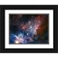 thumbnail image 1 of Preibisch, T. 24x19 Black Ornate Wood Framed with Double Matting Museum Art Print Titled - Carina Nebula Infrared from HAWK-I, 1 of 4