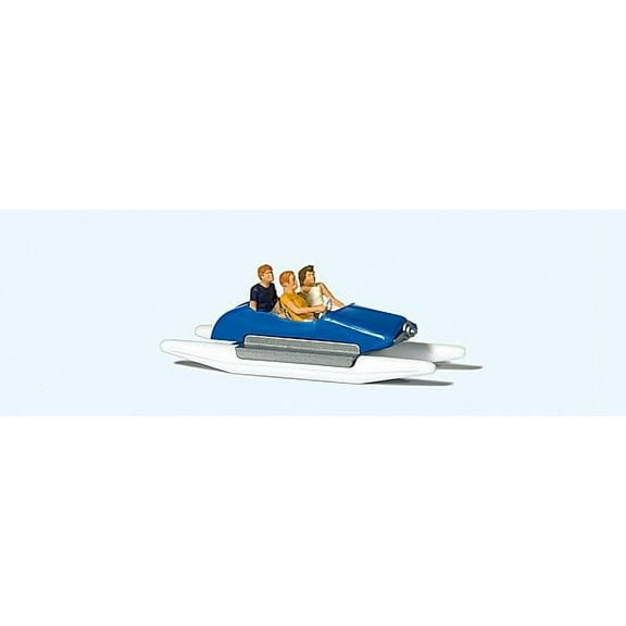 Preiser Family Paddleboat 3 Person Blue Inflatable Raft