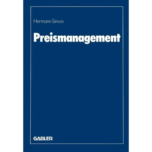 Preismanagement, (Paperback)