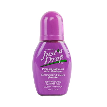 Prelam Just a Drop Odor Eliminator, Toilet Drops, Refreshing Spring, 0.5 oz
