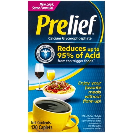 Prelief Acid Reducer Dietary Supplement, 120 Caplets