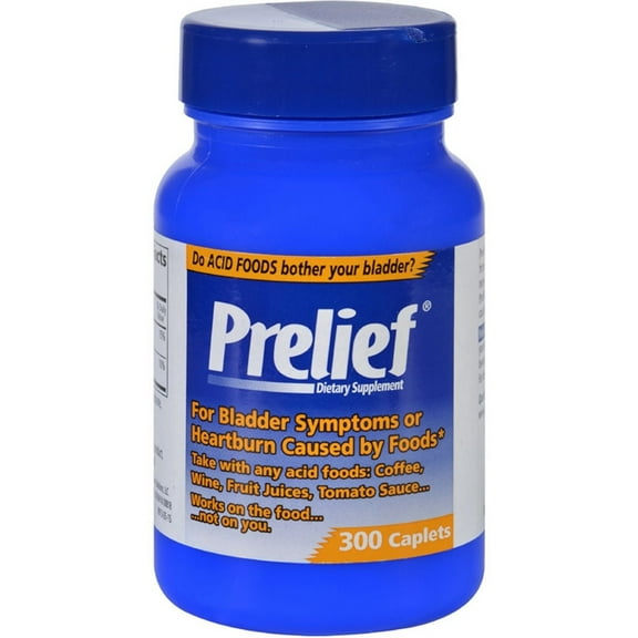 Prelief Heartburn Tablets, For Bladder Symptoms or Heartburn, 300 Ct, 3 Pack