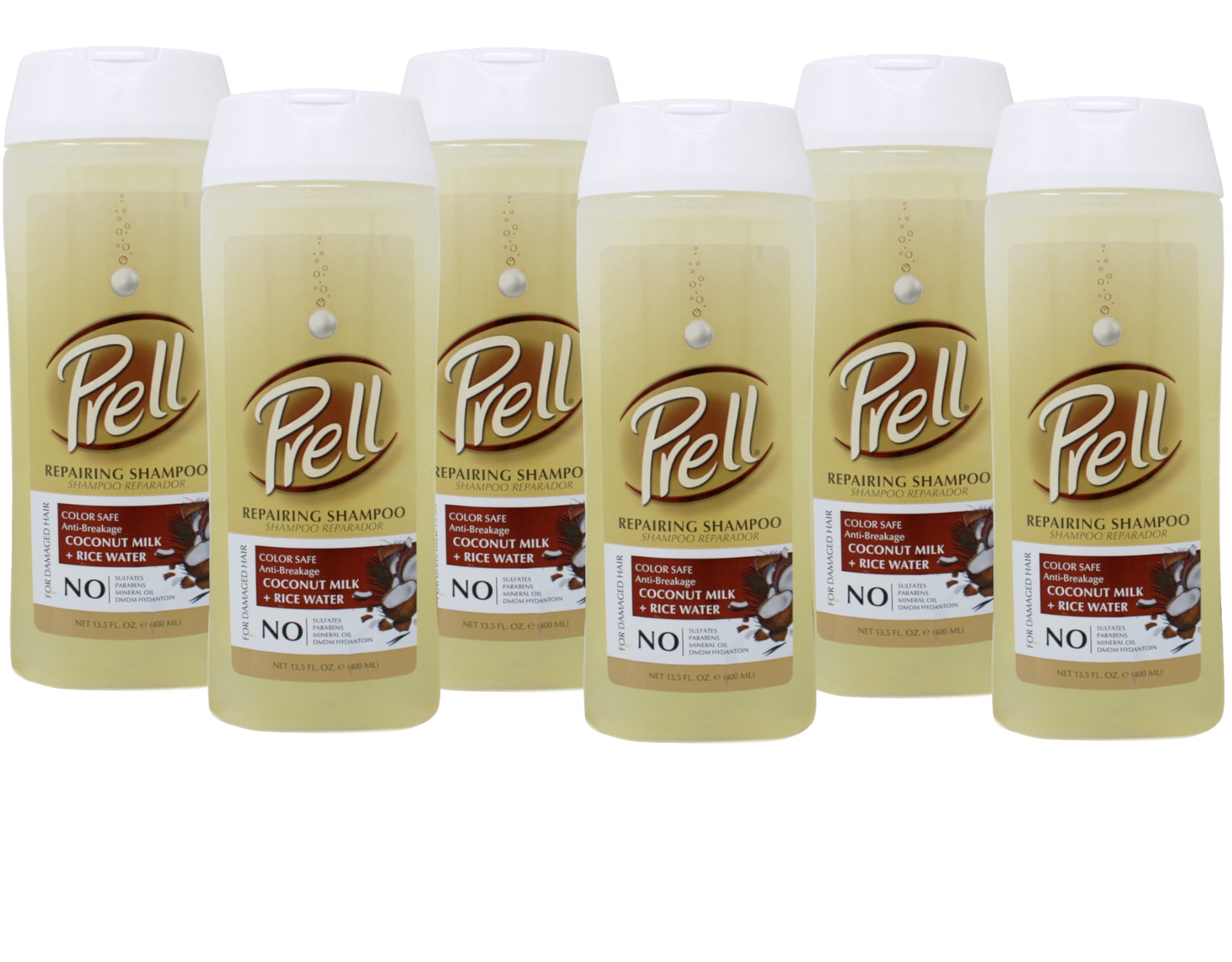 Prell Coconut Milk + Rice Water Color Safe AntiBreakage Repairing