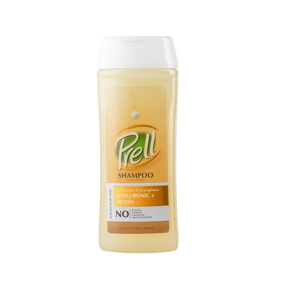 Prell Hyaluronic + Biotin Moisturizes & Strengthens Shampoo for All Hair Types 13.5 fl.oz