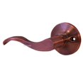 thumbnail image 1 of Prelude Dummy Left Lever Door Lock with Knob Handle Lockset, Antique Copper, 1 of 1