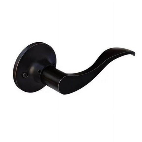 Prelude Dummy Right Lever Door Lock with Knob Handle Lockset, Oil Rubbed Bronze