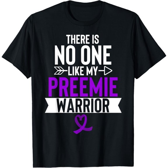Prematurity Awareness Purple There is no one like my Preemie T-Shirt