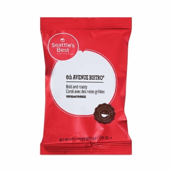 Premeasured Coffee Packs, 6th Avenue Bistro, 2.1 oz Packet, 72/Carton | Bundle of 2 Cartons