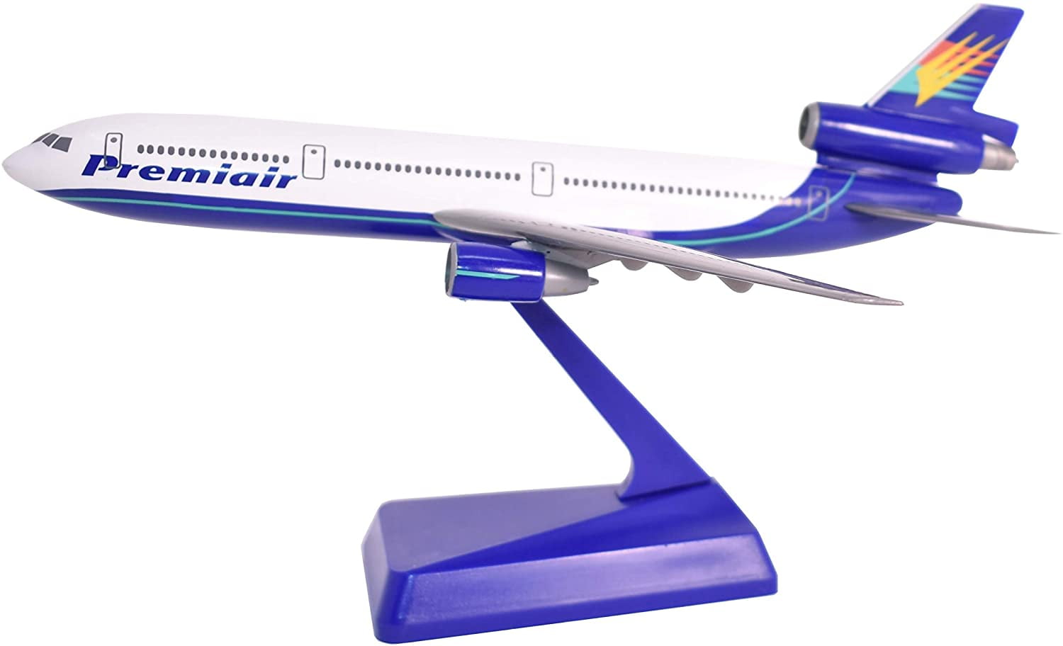 Premiair DC-10 Airplane Miniature Model Plastic Snap-Fit1:250 Scale Part# ADC-01000I-014