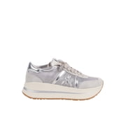 Premiata Bethcoin Silver Metallic Sneakers White Womens