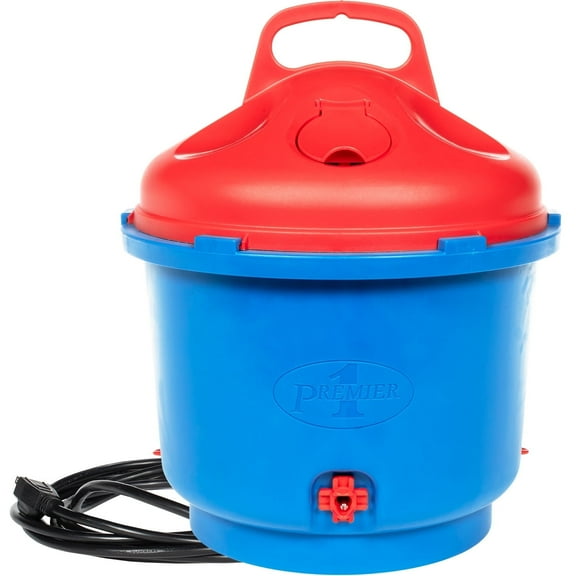 Premier 1 Heated Chicken Coop Water Fountain, 3 Gallon Bucket