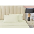 thumbnail image 1 of Premier 2000 Rayon Made from Bamboo Bed Sheets Set- Full Ivory Sheets, Ultra Soft Sheets-Deep Pockets 16"-Wrinkle Resistant-4 Pieces, Full Size, Ivory, 1 of 3