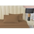thumbnail image 1 of Premier 2000 Rayon Made from Bamboo Bed Sheets Set- Full Tiger Eye Sheets, Ultra Soft Sheets-Deep Pockets 16"-Wrinkle Resistant-4 Pieces, Full Size, Tiger Eye, 1 of 3