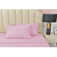 thumbnail image 1 of Premier 2000 Rayon Made from Bamboo Bed Sheets Set- Split King Pink Sheets, Ultra Soft Sheets-Deep Pockets 16"-Wrinkle Resistant-5 Pieces, Split King Size, Pink, 1 of 3