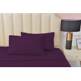 thumbnail image 1 of Premier 2000 Rayon Made from Bamboo Bed Sheets Set- TwinXL Purple Sheets, Ultra Soft Sheets-Deep Pockets 16"-Wrinkle Resistant-3 Pieces, TwinXL, Purple, 1 of 3