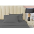 thumbnail image 1 of Premier 2000 Rayon Made from Bamboo Bed Sheets Set- Full Gray Sheets, Ultra Soft Sheets-Deep Pockets 16"-Wrinkle Resistant-4 Pieces, Full Size, Gray, 1 of 3