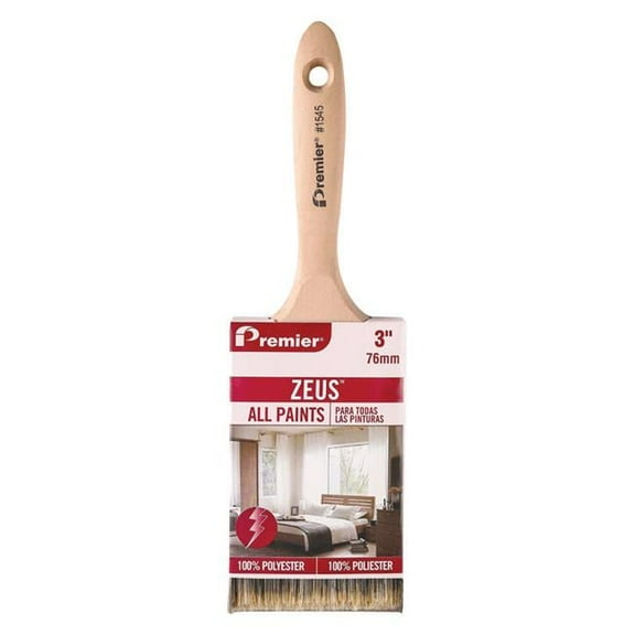 Premier 3 in. Flat Polyester Paint Brush - Pack of 12