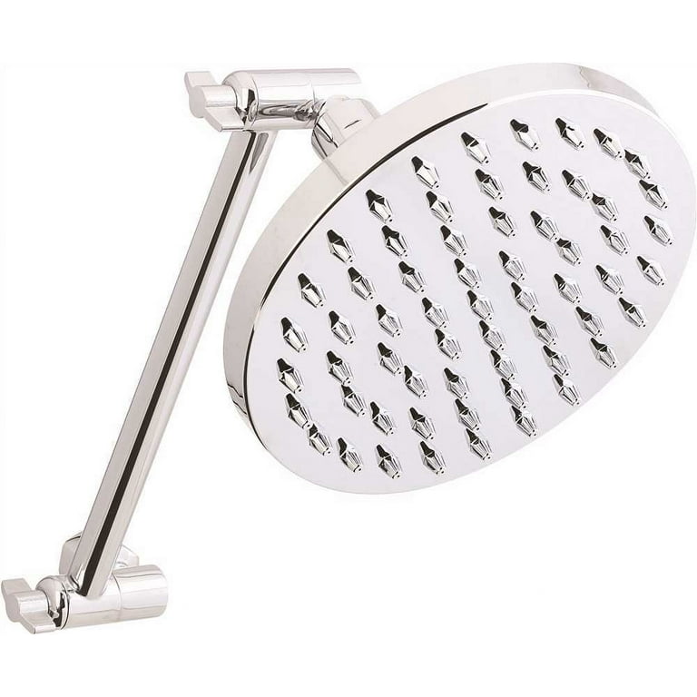 1-Spray 6 in. Single Wall Mount Fixed Shower Head in Chrome 1-Spray 6 in. Single Wall Mount Fixed Shower Head in Chrome