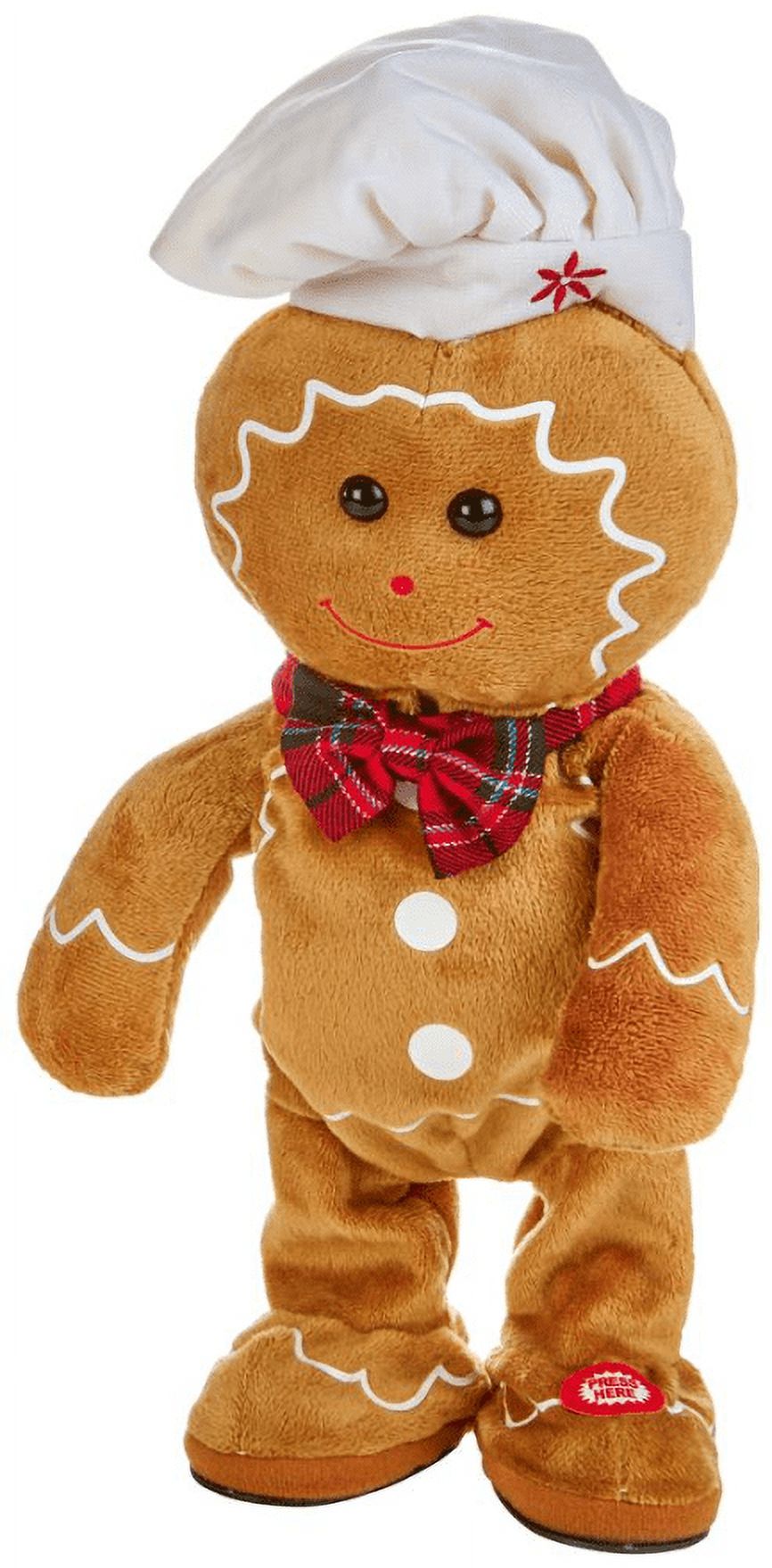 Premier 35cm Singing Christmas Gingerbread Man