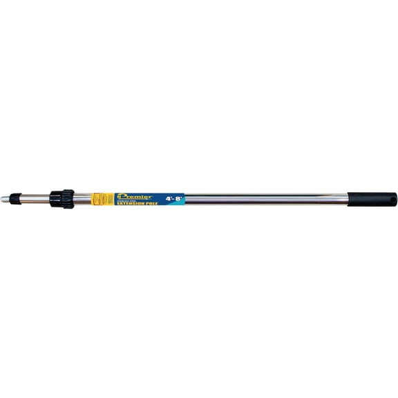 Premier 4' - 8' Extension Pole w/External Twist Lock, Stainless Steel, 82048