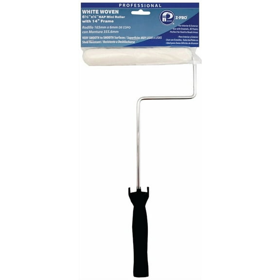 Premier Mini Paint Roller Frame, Plastic Handle, 6-1/2" Rollers 72514