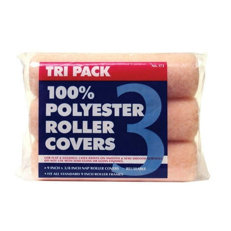 Premier 1730 9 In. x 3/8 In. Polyester Knit Fabric Roller Cover - pack of 3