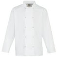 thumbnail image 1 of Premier Studded Front Long Sleeve Chefs Jacket / Chefswear, 1 of 4