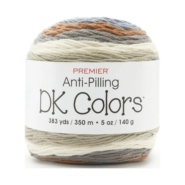 Premier Yarns Anti-Pilling DK Colors Yarn, Acrylic Yarn for Crocheting and  Knitting, Machine-Washable, DK Weight Yarn, Ferris Wheel, 5 oz, 383 Yards