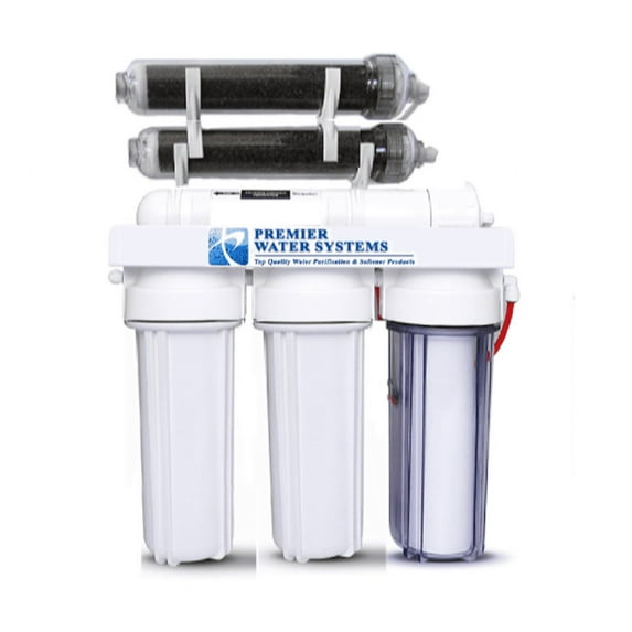 Premier Aquarium Reef Reverse Osmosis DI Water Filter 6 Stage System 75 GPD | 0 ppm USA