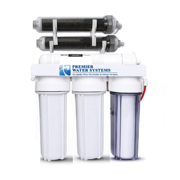 Premier Aquarium Reef Reverse Osmosis DI Water Filter 6 Stage System 75 GPD | 0 ppm USA