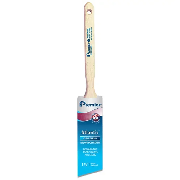 Premier Atlantic 1-1/2 in. W Firm Thin Angle Paint Brush