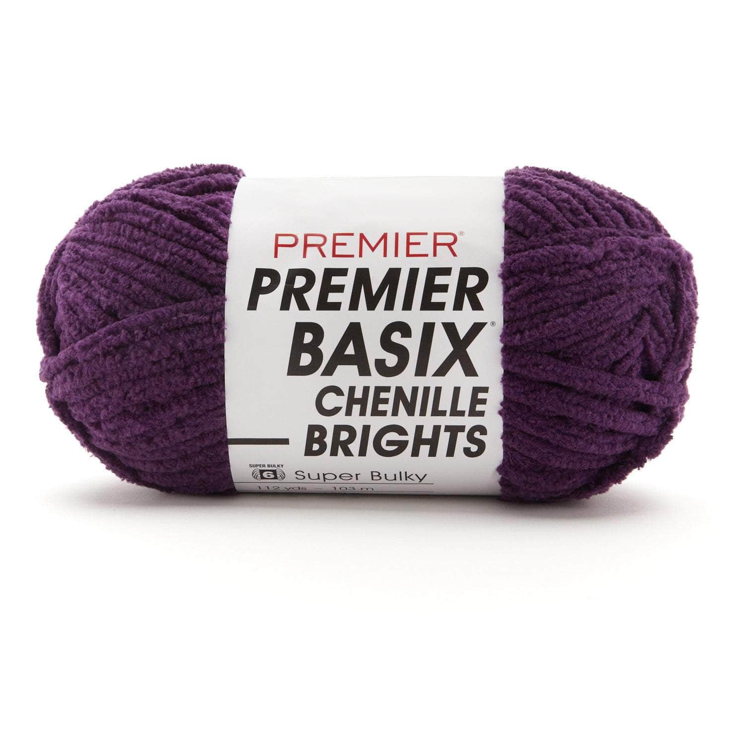 Premier Yarns Bloom Chenille Yarn Lilás 2099-04 (3-novelo) Mesmo Dyelot Peso P Volumoso #6 Pacote 100% Poliéster com 1 bolsa Artsiga Craft