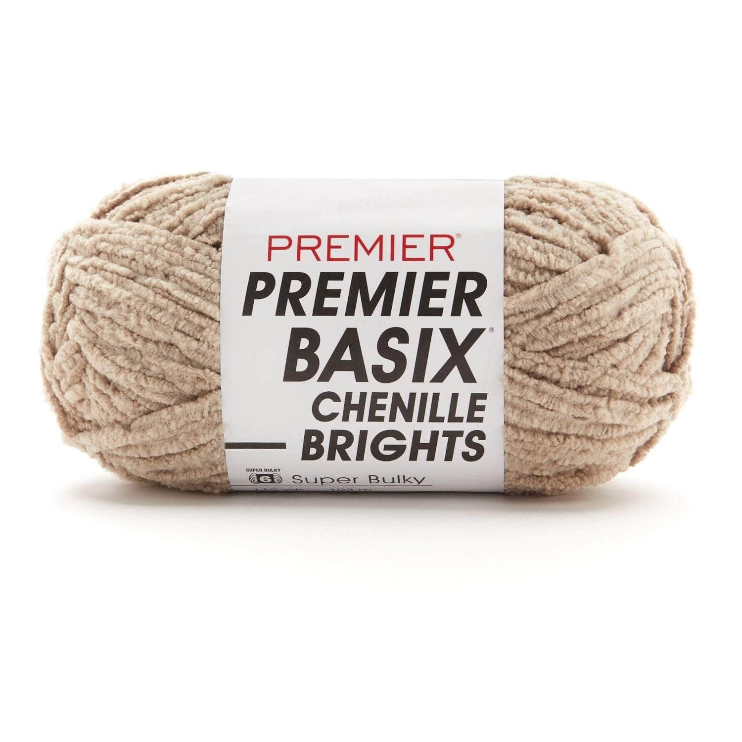 Premier Yarn Basix Chenille Brights Yarn - Light Blue