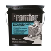 Premier Black Asphalt Wet/Dry Surface Roof Cement 4.75 gal.