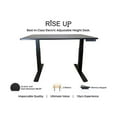 thumbnail image 1 of Premier Black Dual Motor Electric Office Adjustable Standing Desk, 1 of 1