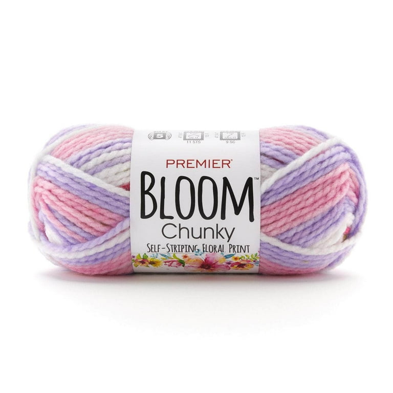 Bloom Chunky Yarn, Bulky Weight Acrylic Crochet and Knitting Yarn