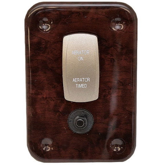 Premier Boat Aerator Switch Panel 70002266 | 00-8020C Woodgrain