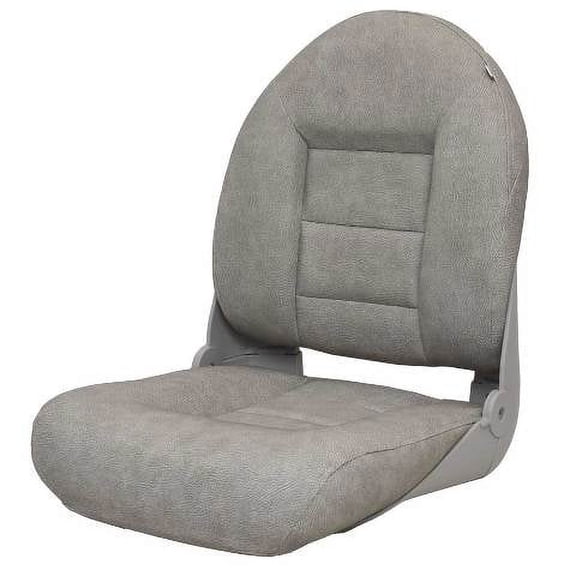 Premier Boat Folding Fishing Seat 5-10008-2 | Tempress 23 1/2 Inch Gray
