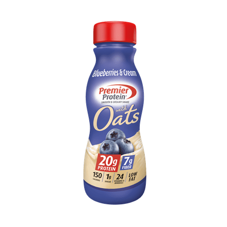 Premier Brands of America Protein Shake with Oats, Blueberries, 11.5 fl oz
