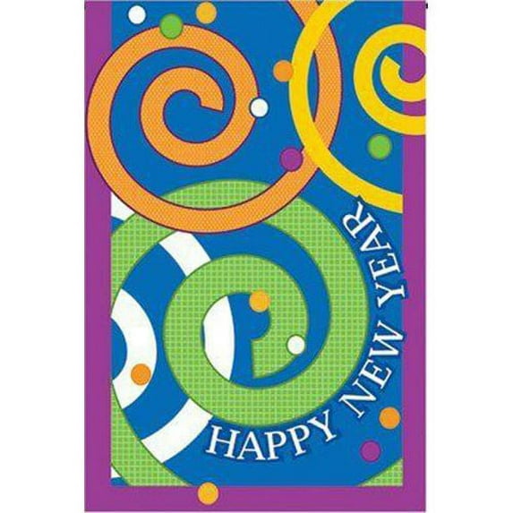 Premier House Size Flag - Happy New Year