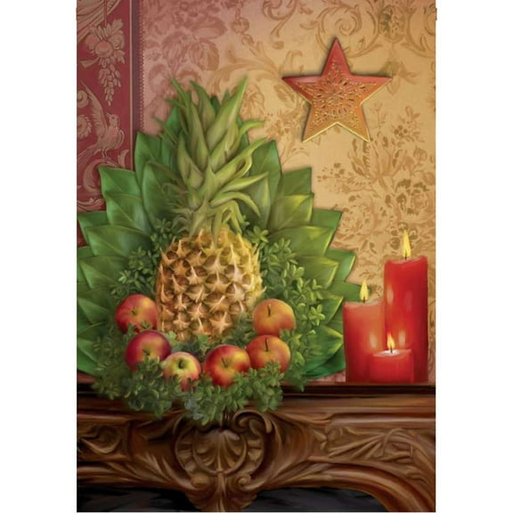 Premier House Size Flag - Traditional Pineapple