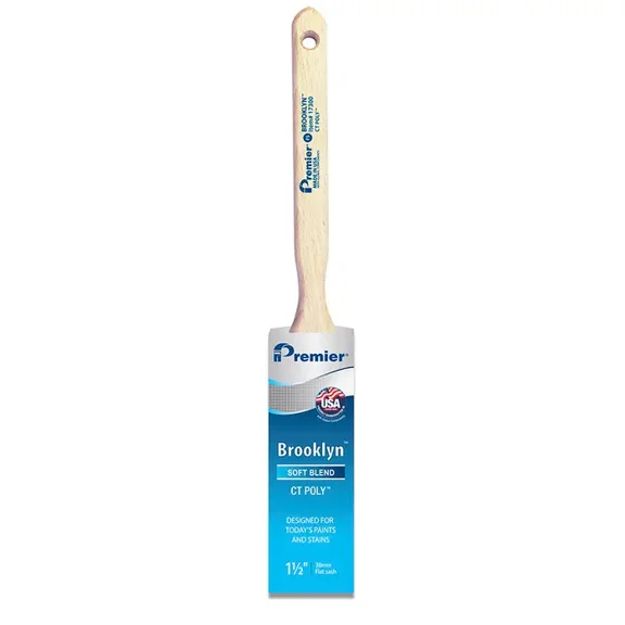 1-1/2” Premier 17300 Brooklyn Flat Sash CT Paint Brush