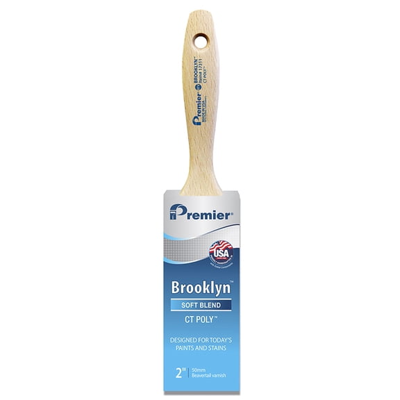 Premier Brush,2",Flat Sash,Polyester,2 11/16"L 17311